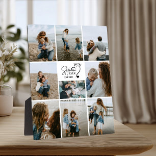 9 Best Stepmom Ever Custom Photo Collage Plaque