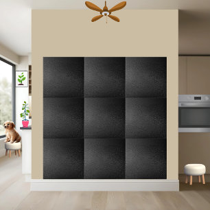 #9 Bold Black Textured Stylish and Durable Tile
