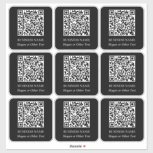9 Business name with QR code 