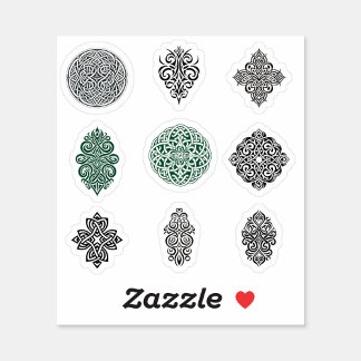 9 Celtic Designs-Cut Vinyl Sticker