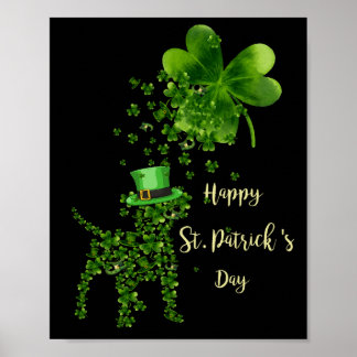 9 Irish Dog Shirt - Funny Ireland Dog Lover Saint Poster