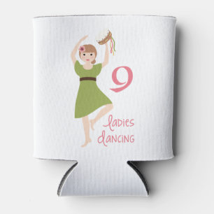 9 Ladies Dancing Can Cooler