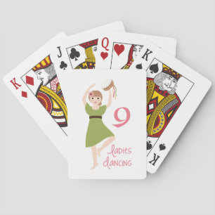 9 Ladies Dancing Playing Cards