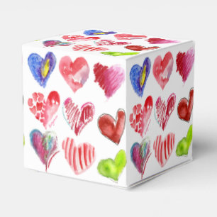 9 Love Hearts Paper Box