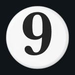 9 MAGNET<br><div class="desc">numbers on magnets</div>