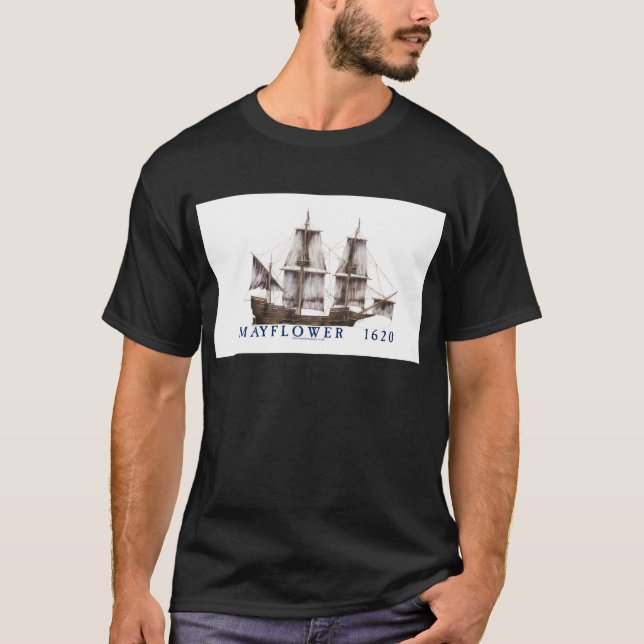 9 mayflower ship T-Shirt (Front)