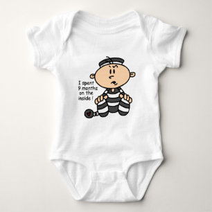 9 Months On The Inside Baby Prisoner Baby Bodysuit