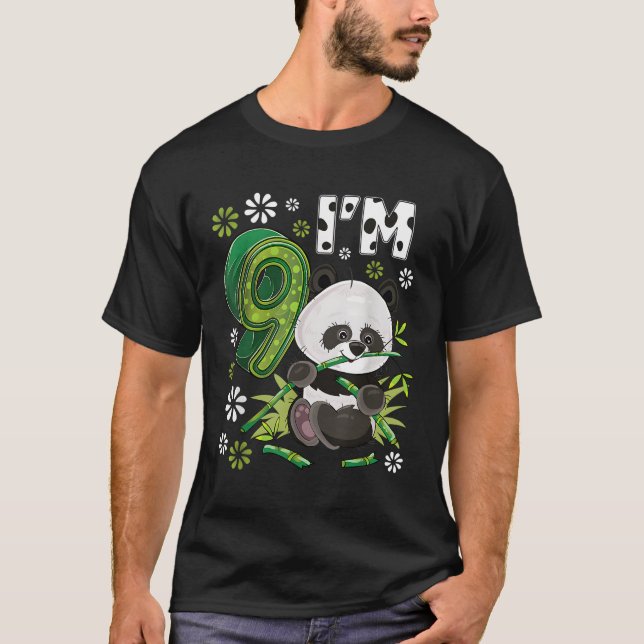 9 Panda 9Th Py Animal Panda T-Shirt (Front)