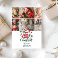 9 Photo Candy Cane Baby 1st Christmas