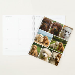 9 Photo Collage And Text Personalised  Planner