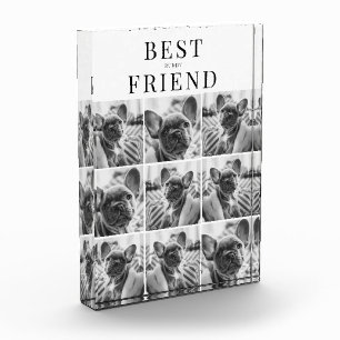 9 Photo Collage White Best Friend Photo Block