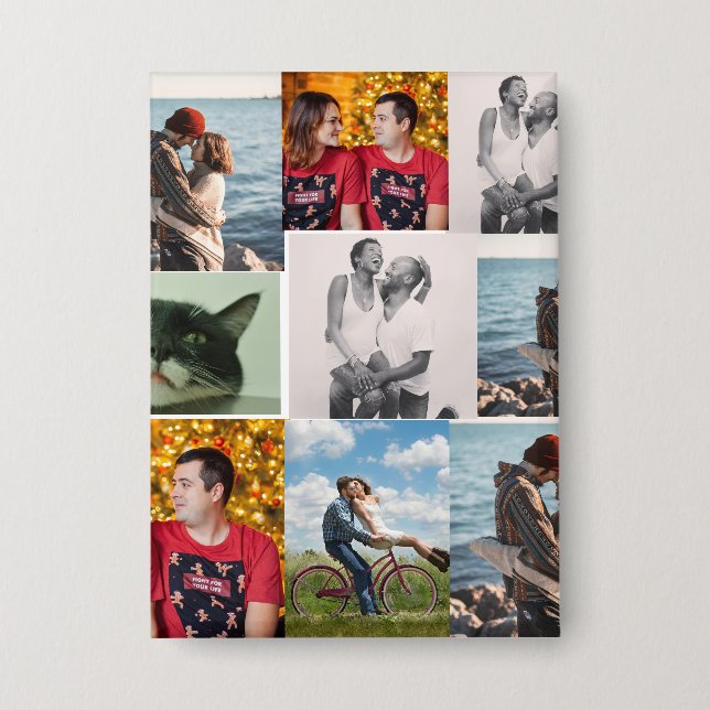 9 Photo Custom Personalized Collage (Front)