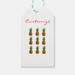 9 pineapples Thunder_Cove Gift Tags