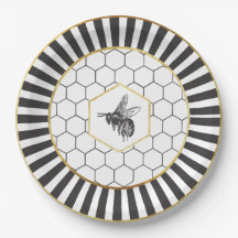 9" Queen Bee Dinner Plate