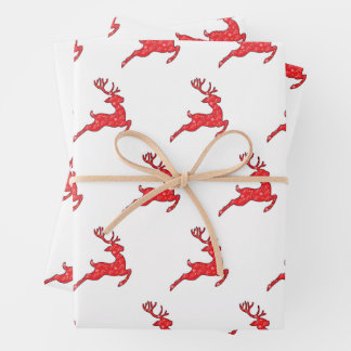 9 Reindeers Wrapping Paper