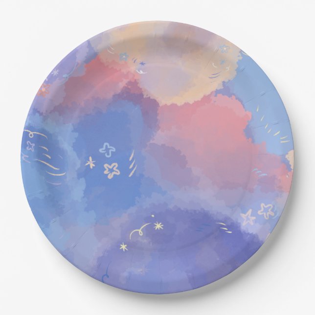 9" Round Paper Plate (Front)