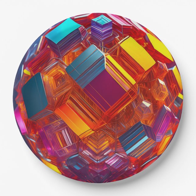 9" Round Paper Plate  (Front)