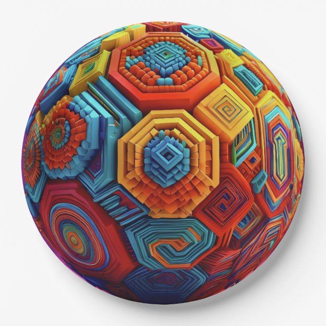 9" Round Paper Plate (Front)