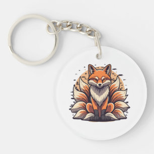 9 Tailed Fox Spirt Key Ring