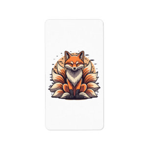 9 Tailed Fox Spirt Label