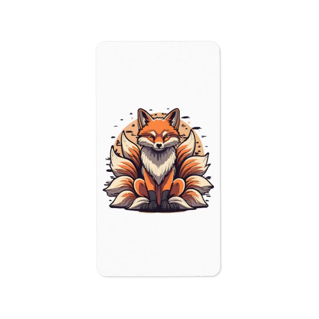 9 Tailed Fox Spirt Label (Front)