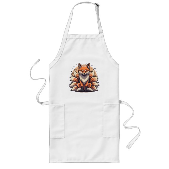 9 Tailed Fox Spirt Long Apron (Front)