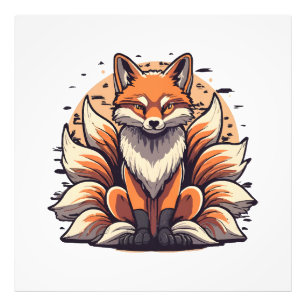 9 Tailed Fox Spirt Photo Print