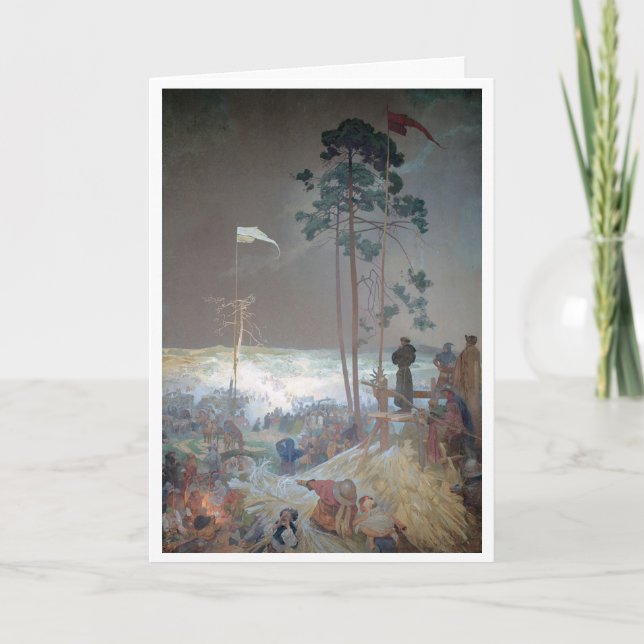 #9 The Meeting at Krizky, Mucha Card (Front)