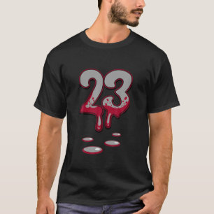 9 University Red Tee To Match Number 23 Drip 9 Par