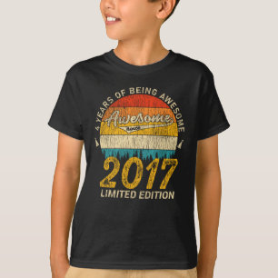 9 Year Old Bday Retro Awesome 9th Birthday Gift    T-Shirt