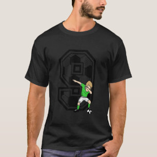 9 Year Old Boy Football Player 9th Birthday Boys T-Shirt