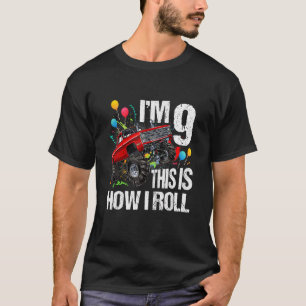 9 Year Old For 9th Birthday Boys Toolder I'm 9 Mon T-Shirt