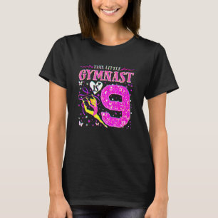 9 Year Old Gymnast 9th Birthday Tumbling Gymnastic T-Shirt