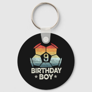 9 Year Old Soccer Player Gifts 9th Birthday Boy Ni Key Ring