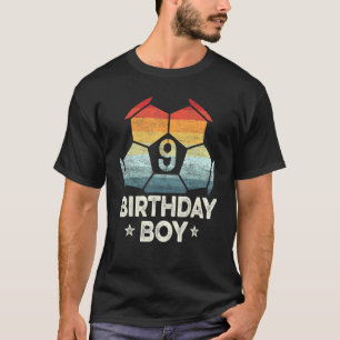 9 Year Old Soccer Player Gifts 9th Birthday Boy Ni T-Shirt