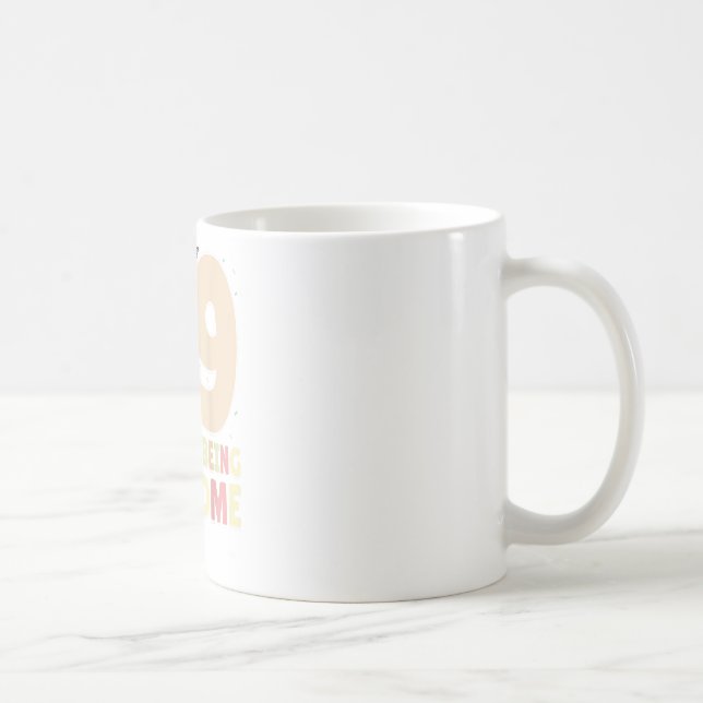 9 Years Of Being Awesome Dabbing Sloth 9th Birthda Coffee Mug (Right)