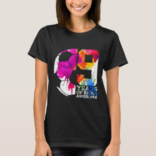 9 Years Of Being Awesome Soccer 9th Birthday _2 T-Shirt