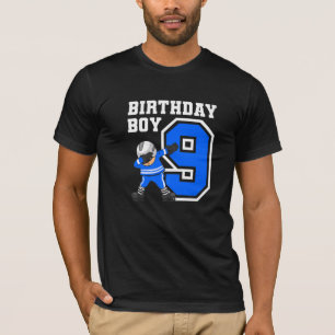 9 Years Old Boy Ice Hockey Player 9th Birthday Kid T-Shirt