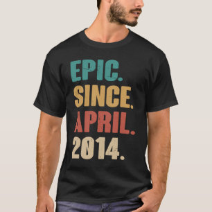 9 Years Old Vintage 2014 Birthday 9th Decoration A T-Shirt