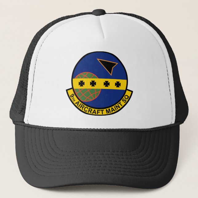 9th Aircraft Maintenance Squadron Trucker Hat (Front)