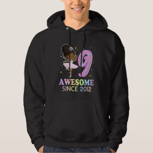 9th Bday Awesome Since 2012 Melanin Pride African Hoodie