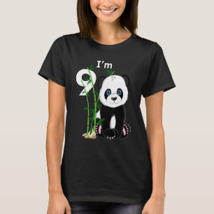9th Birthday 9 Years Old Party Animal Panda 1 T-Shirt