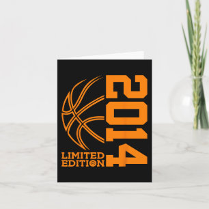 9th BIRTHDAY BASKETBALL LIMITED EDITION 2014  Card