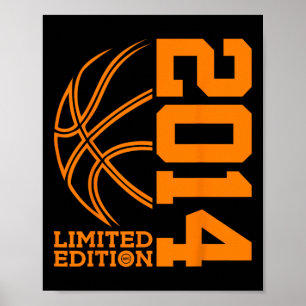 9th BIRTHDAY BASKETBALL LIMITED EDITION 2014  Poster