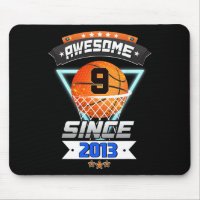 9th Birthday  Basketball Player 9 Years Old Boy Gi