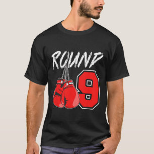 9th Birthday Boxing Boy 9 Year Old Boxer Bday Part T-Shirt