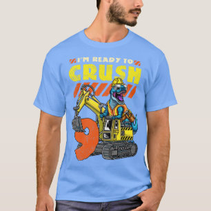 9th Birthday Excavator T Rex 1 T-Shirt