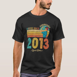 9th Birthday February 2013 Legend Since 2013 9 Yea T-Shirt