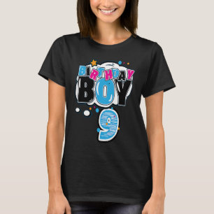 9th Birthday For Boys And Son 9 Years Old T-Shirt
