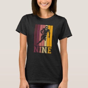 9th Birthday  For Boys Football Player 9 Years Old T-Shirt